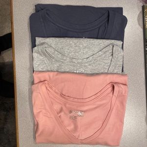 Terra&Skye womens short sleeve tee shirt set of three.